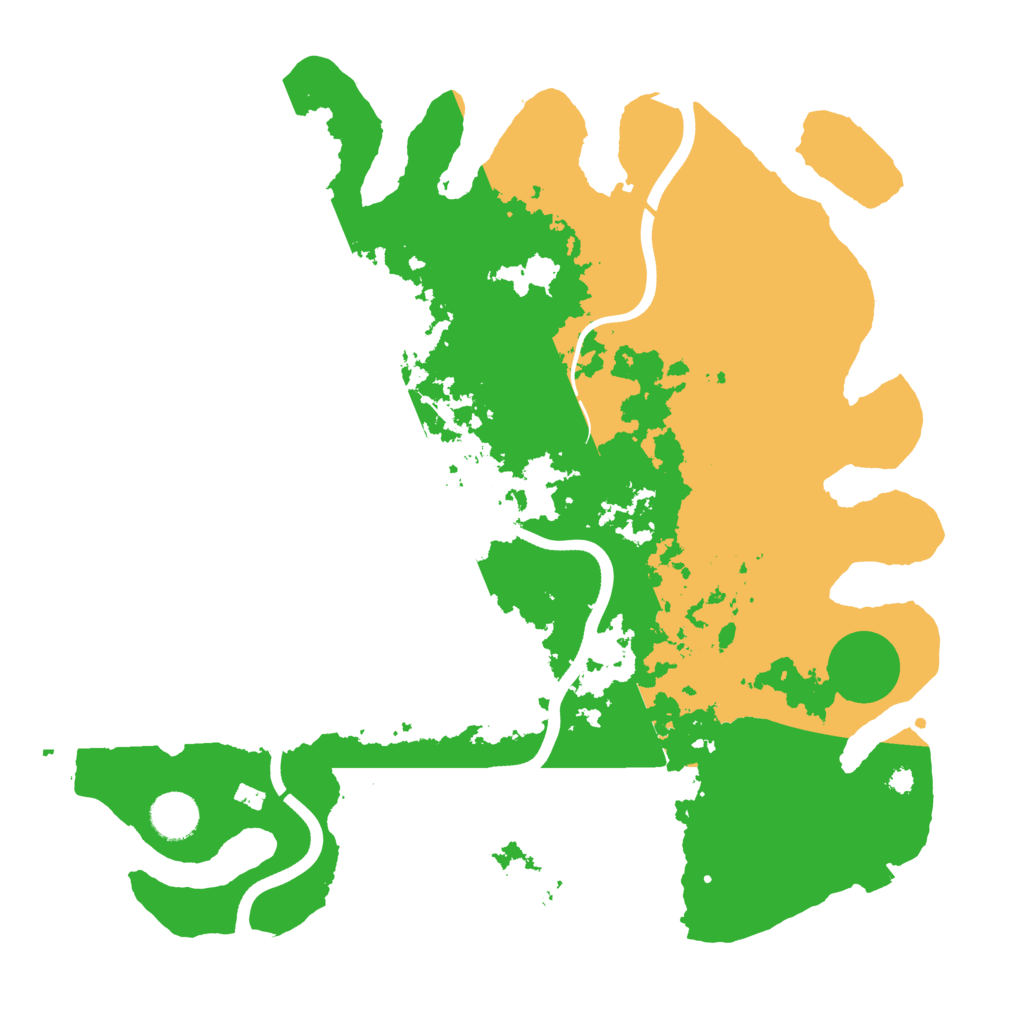 Biome Rust Map: Procedural Map, Size: 3750, Seed: 7845123