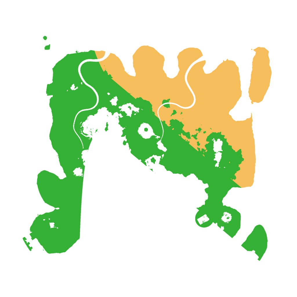 Biome Rust Map: Procedural Map, Size: 3000, Seed: 16175