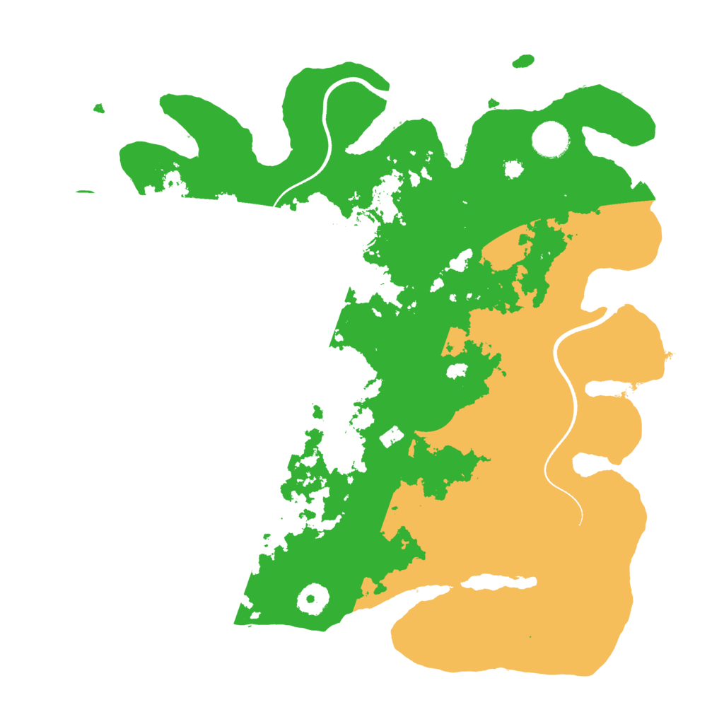 Biome Rust Map: Procedural Map, Size: 3500, Seed: 230612801