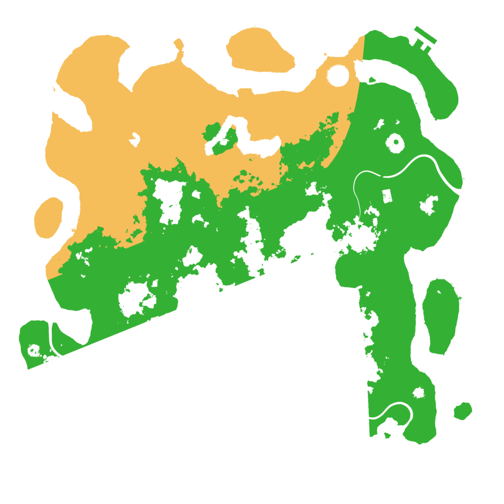 Biome Rust Map: Procedural Map, Size: 4050, Seed: 156067593