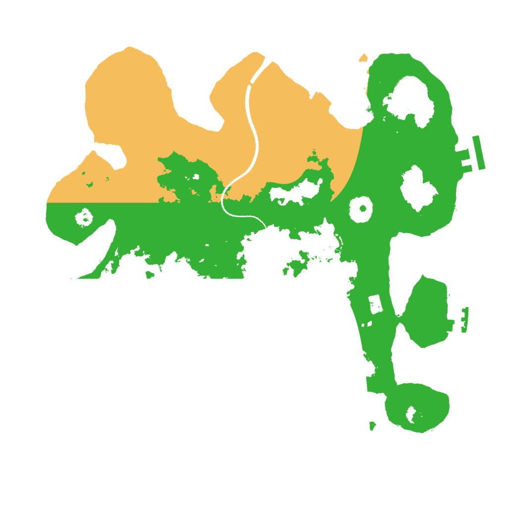 Biome Rust Map: Procedural Map, Size: 3000, Seed: 5039124