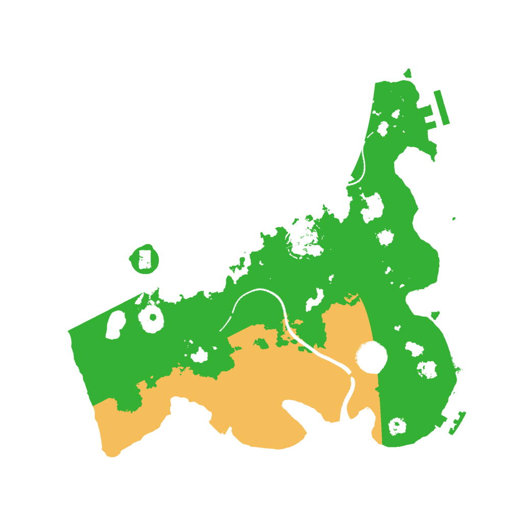 Biome Rust Map: Procedural Map, Size: 3000, Seed: 6215415