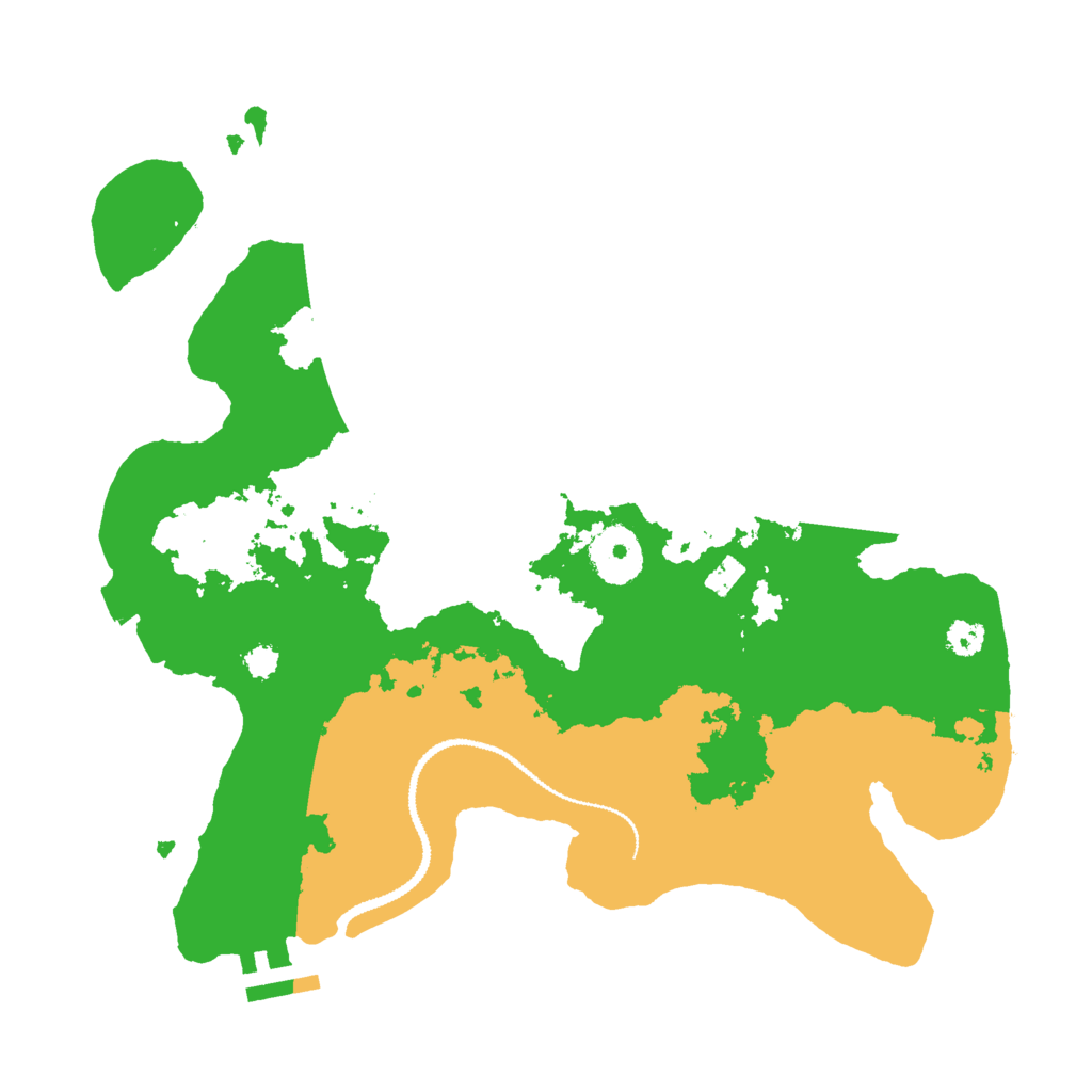 Biome Rust Map: Procedural Map, Size: 3000, Seed: 21566