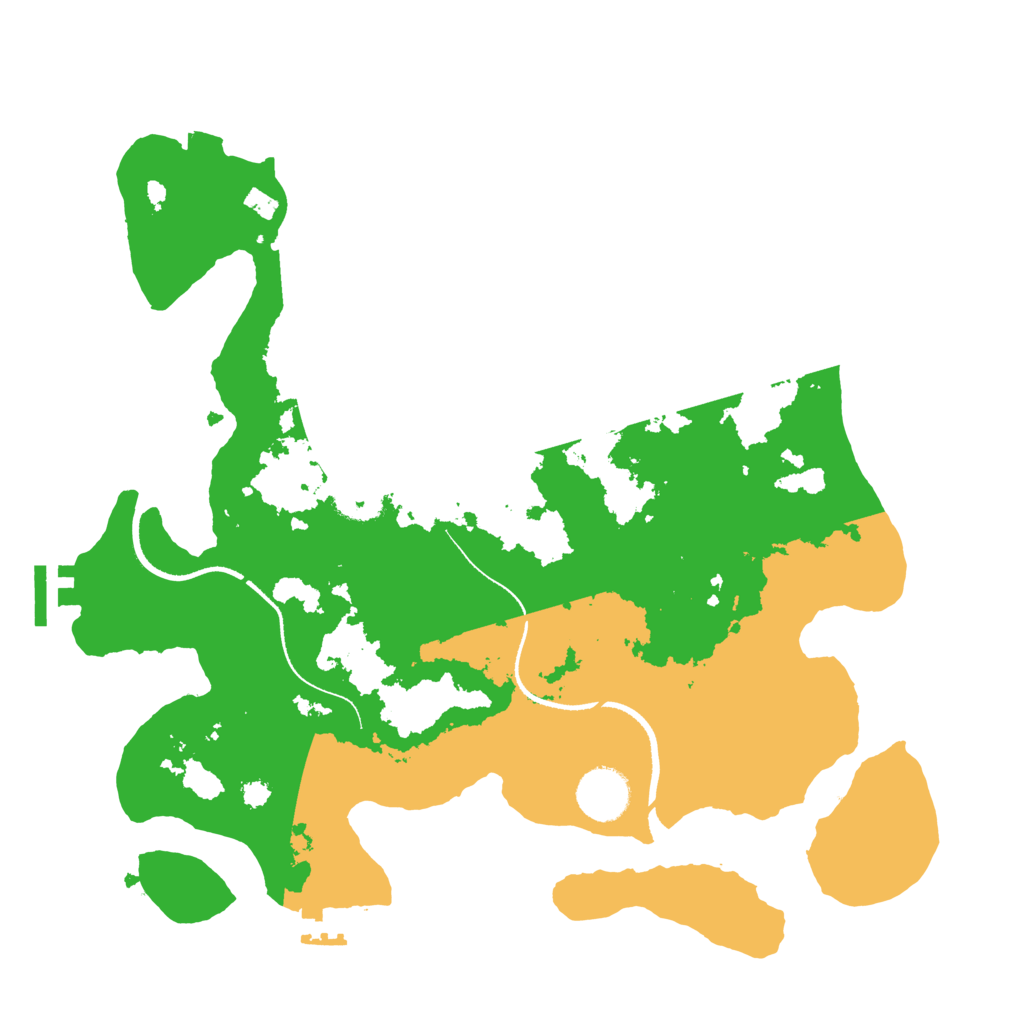 Biome Rust Map: Procedural Map, Size: 3400, Seed: 1025248395