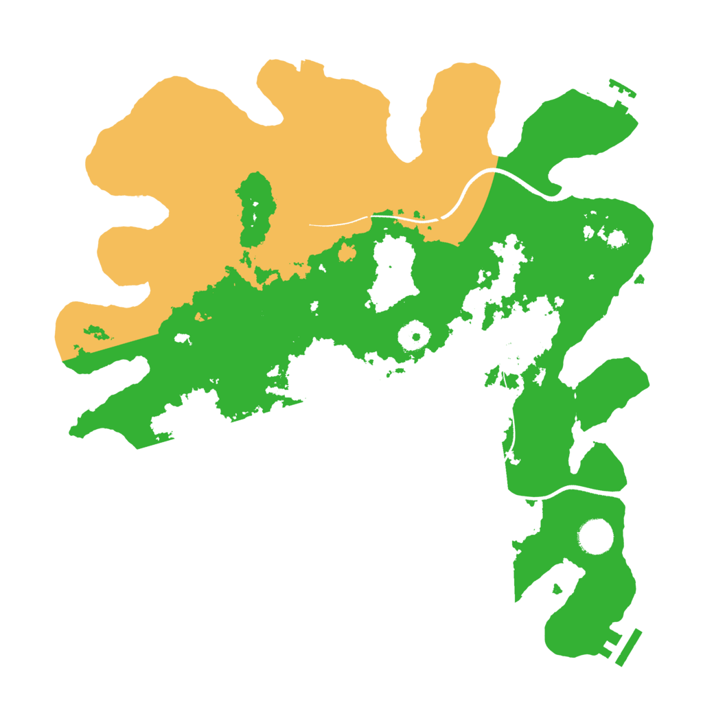 Biome Rust Map: Procedural Map, Size: 3500, Seed: 975500760