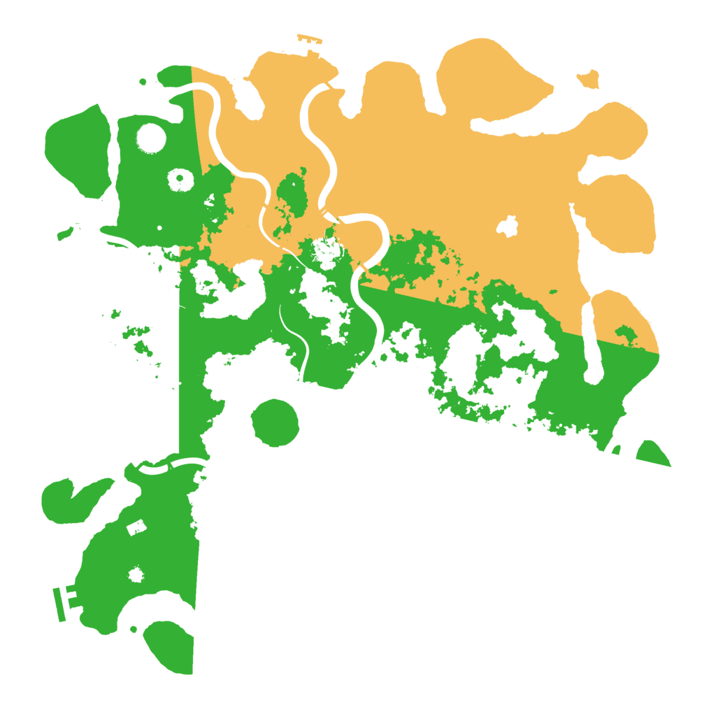 Biome Rust Map: Procedural Map, Size: 4250, Seed: 668875837