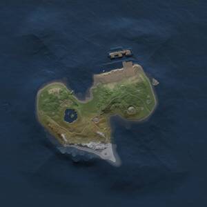 Thumbnail Rust Map: Procedural Map, Size: 1500, Seed: 347309207, 2 Monuments