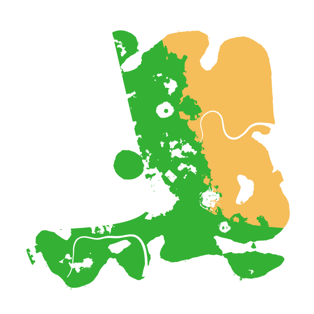 Biome Rust Map: Procedural Map, Size: 2900, Seed: 1909832433