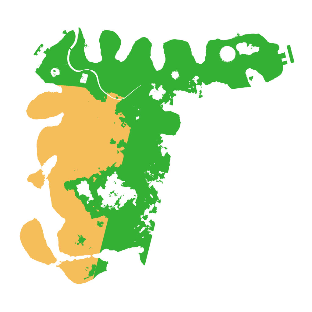 Biome Rust Map: Procedural Map, Size: 3500, Seed: 2086055049