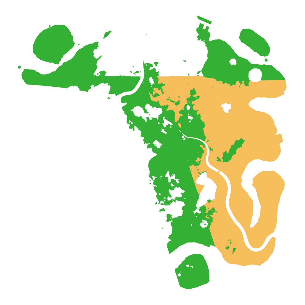 Biome Rust Map: Procedural Map, Size: 4000, Seed: 1347750301