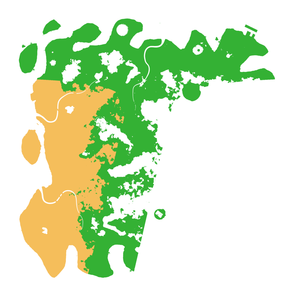 Biome Rust Map: Procedural Map, Size: 4500, Seed: 1240072031