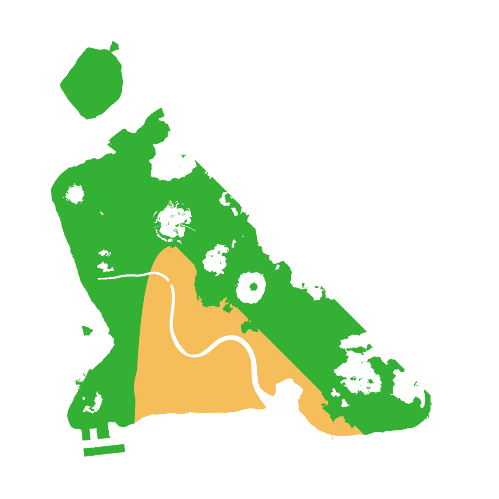Biome Rust Map: Procedural Map, Size: 2450, Seed: 32852