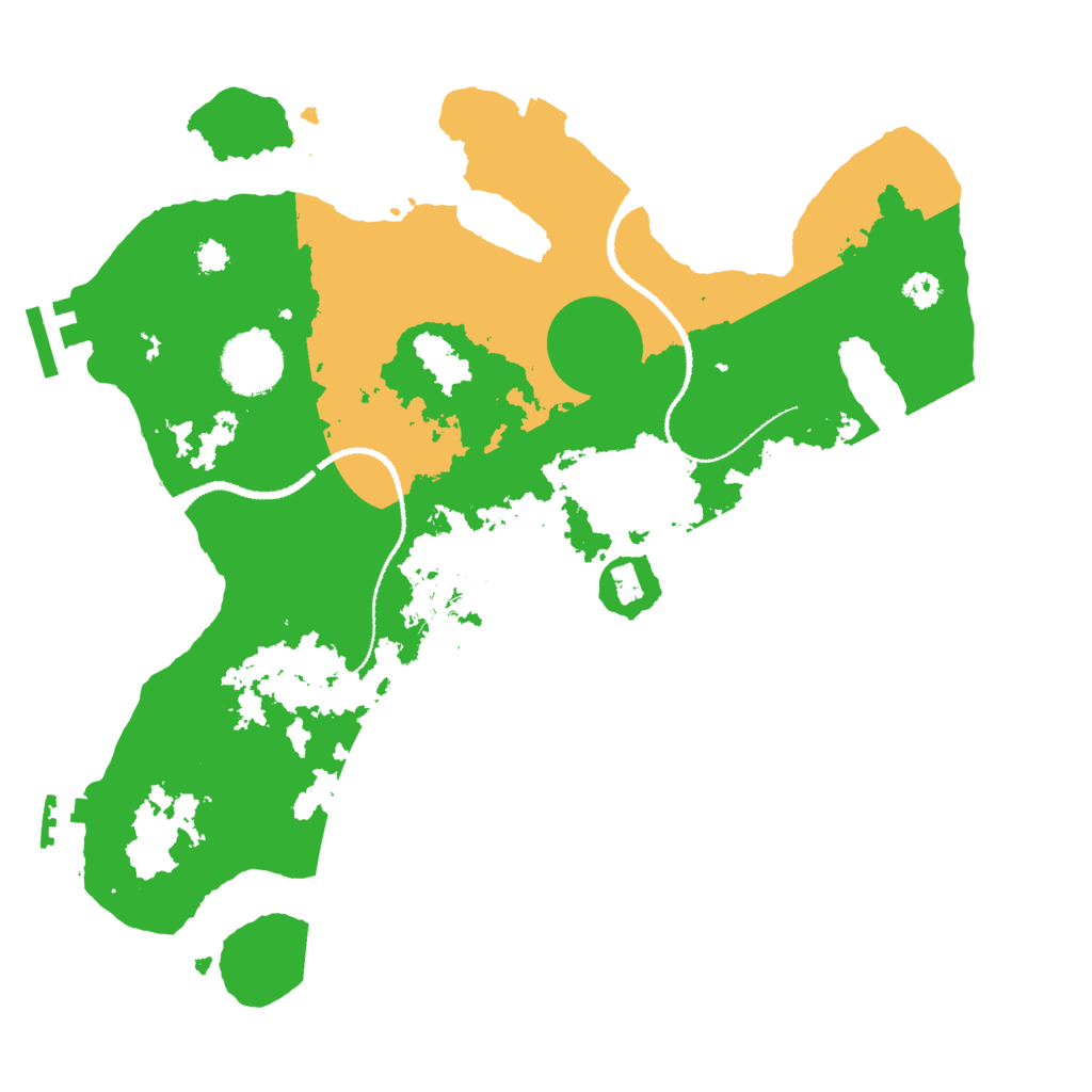 Biome Rust Map: Procedural Map, Size: 3095, Seed: 481981