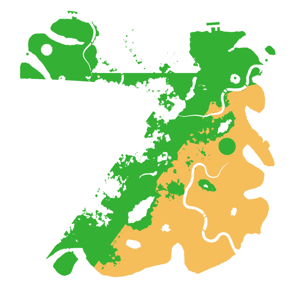 Biome Rust Map: Procedural Map, Size: 4500, Seed: 651673714