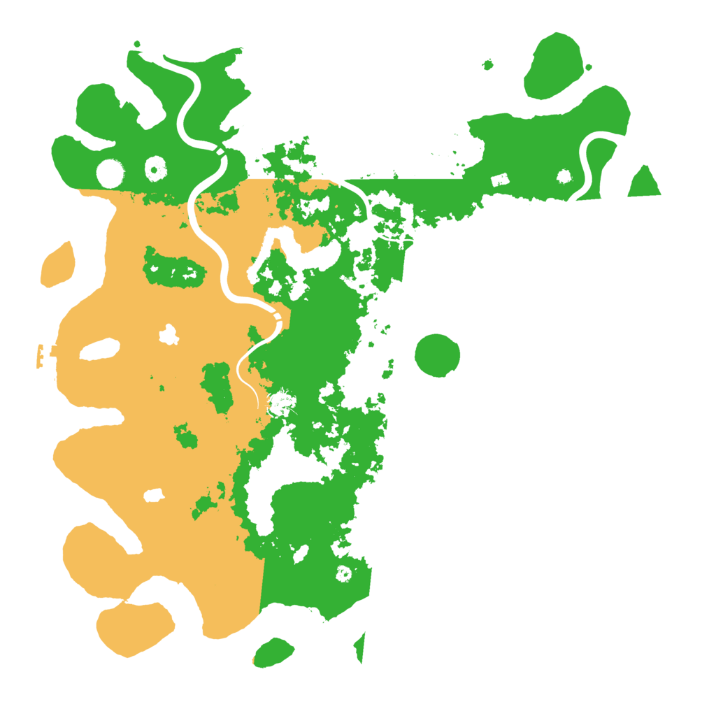 Biome Rust Map: Procedural Map, Size: 4500, Seed: 1842839425