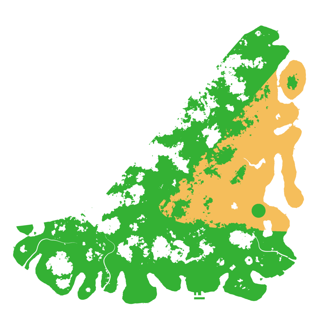 Biome Rust Map: Procedural Map, Size: 6000, Seed: 13465056