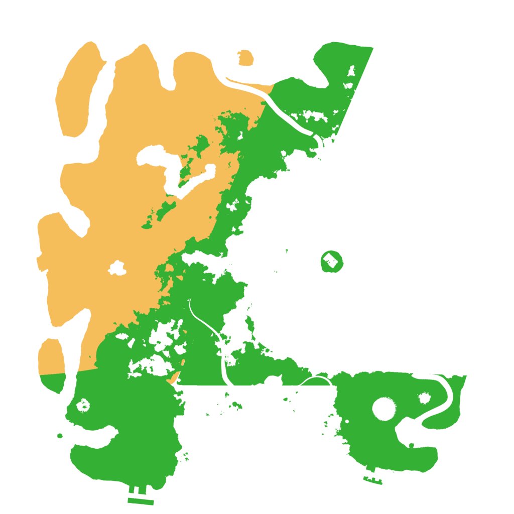 Biome Rust Map: Procedural Map, Size: 4000, Seed: 890824703