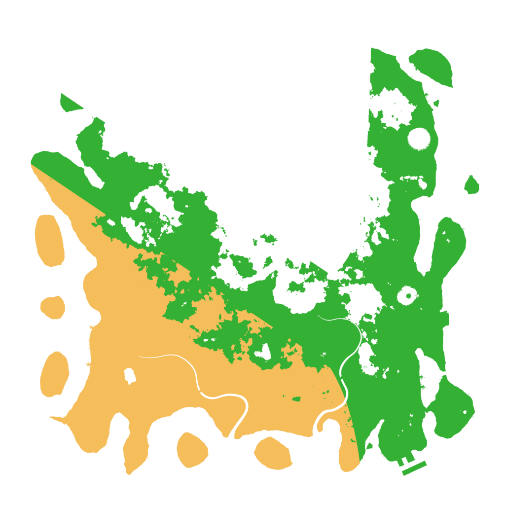Biome Rust Map: Procedural Map, Size: 4000, Seed: 2129509374
