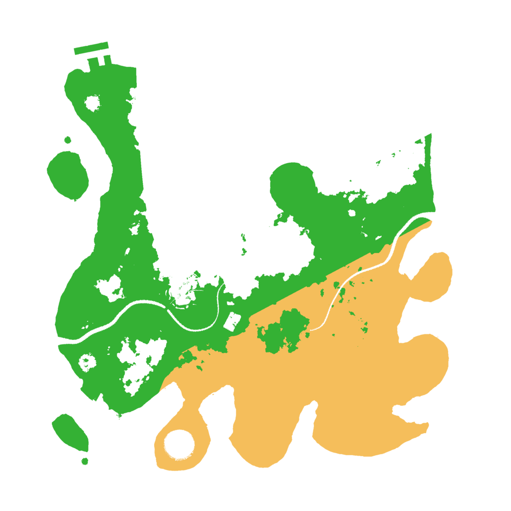 Biome Rust Map: Procedural Map, Size: 3000, Seed: 963876