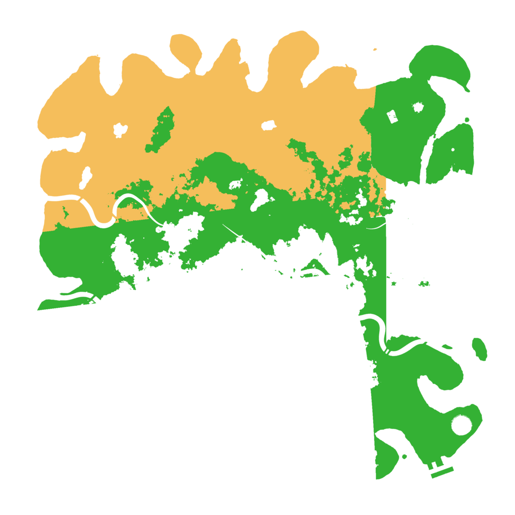Biome Rust Map: Procedural Map, Size: 4500, Seed: 1401425182