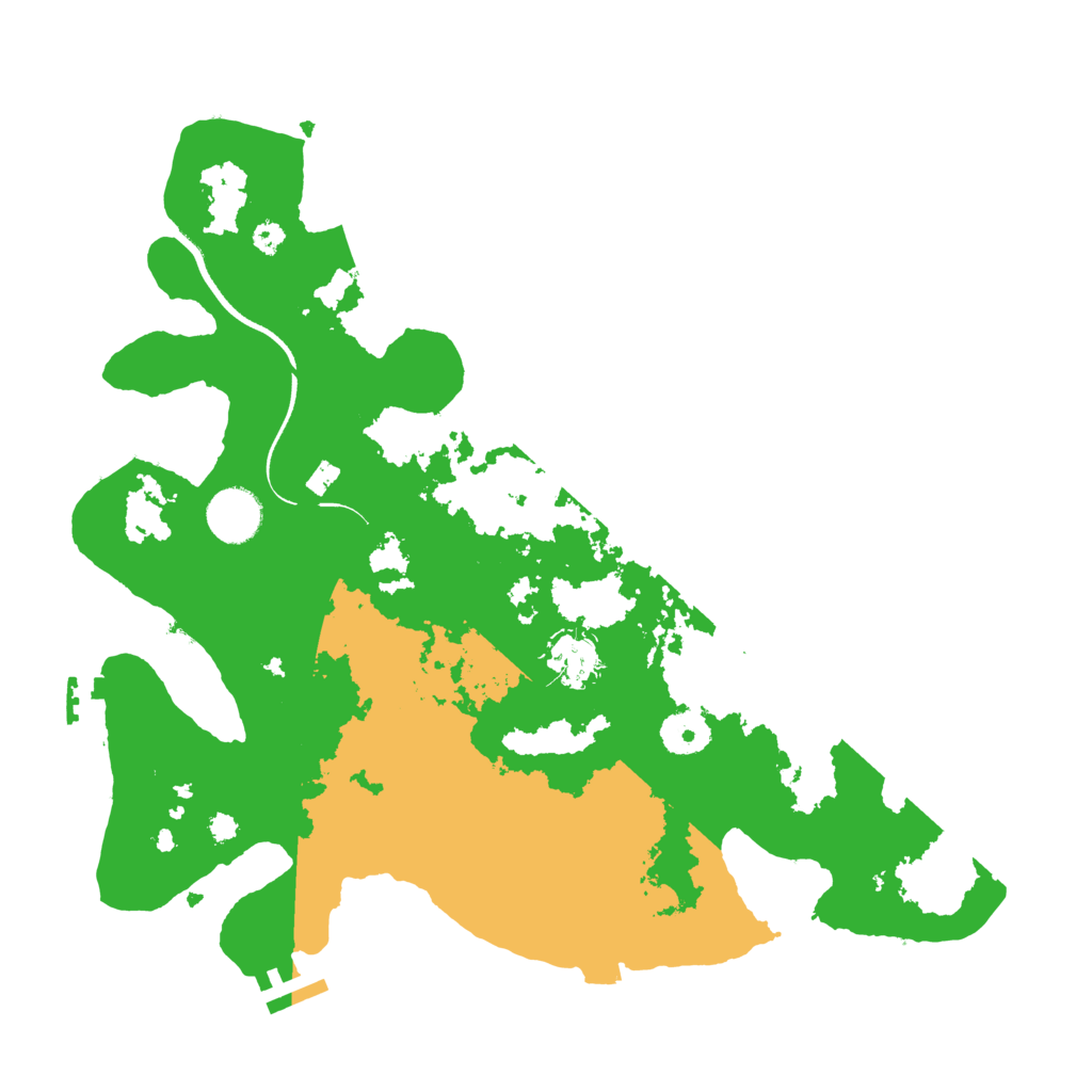 Biome Rust Map: Procedural Map, Size: 3500, Seed: 20982