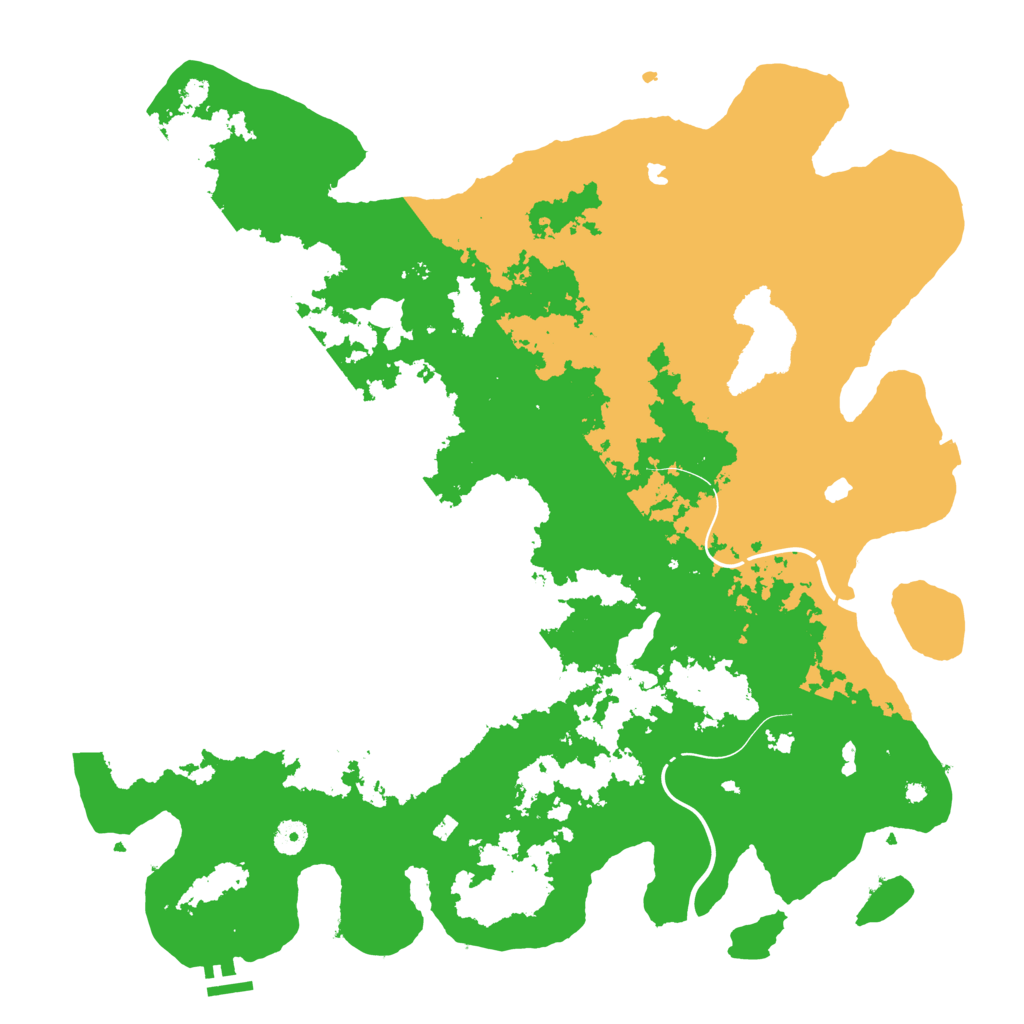 Biome Rust Map: Procedural Map, Size: 4500, Seed: 1537652250