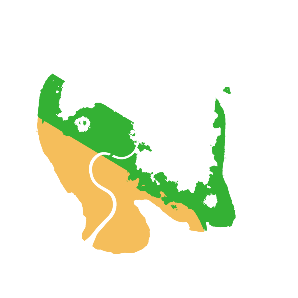 Biome Rust Map: Procedural Map, Size: 2000, Seed: 4723489