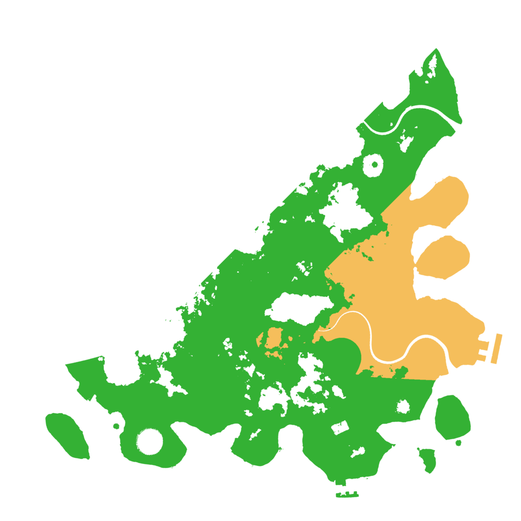 Biome Rust Map: Procedural Map, Size: 3501, Seed: 1803200404
