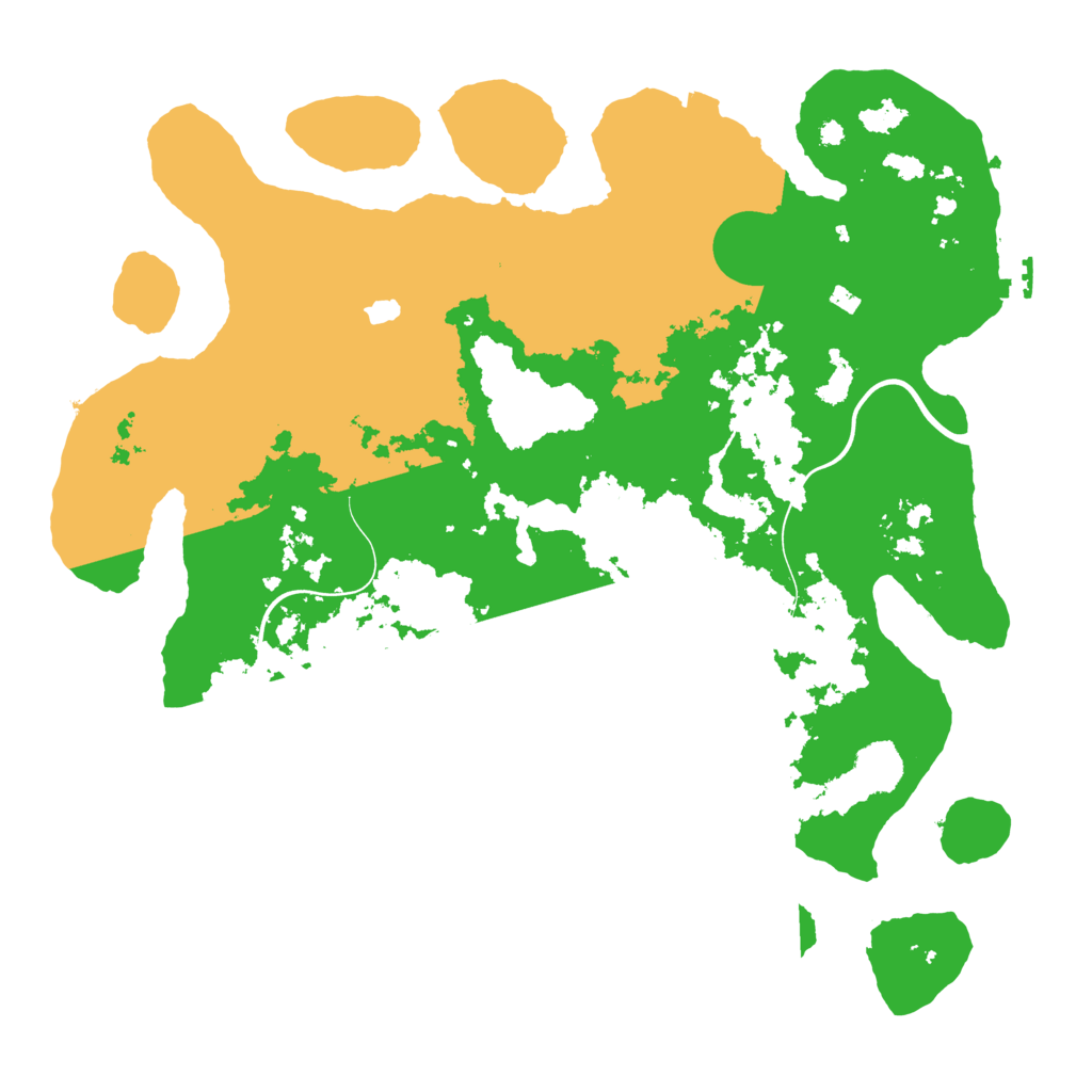 Biome Rust Map: Procedural Map, Size: 4000, Seed: 1213157009