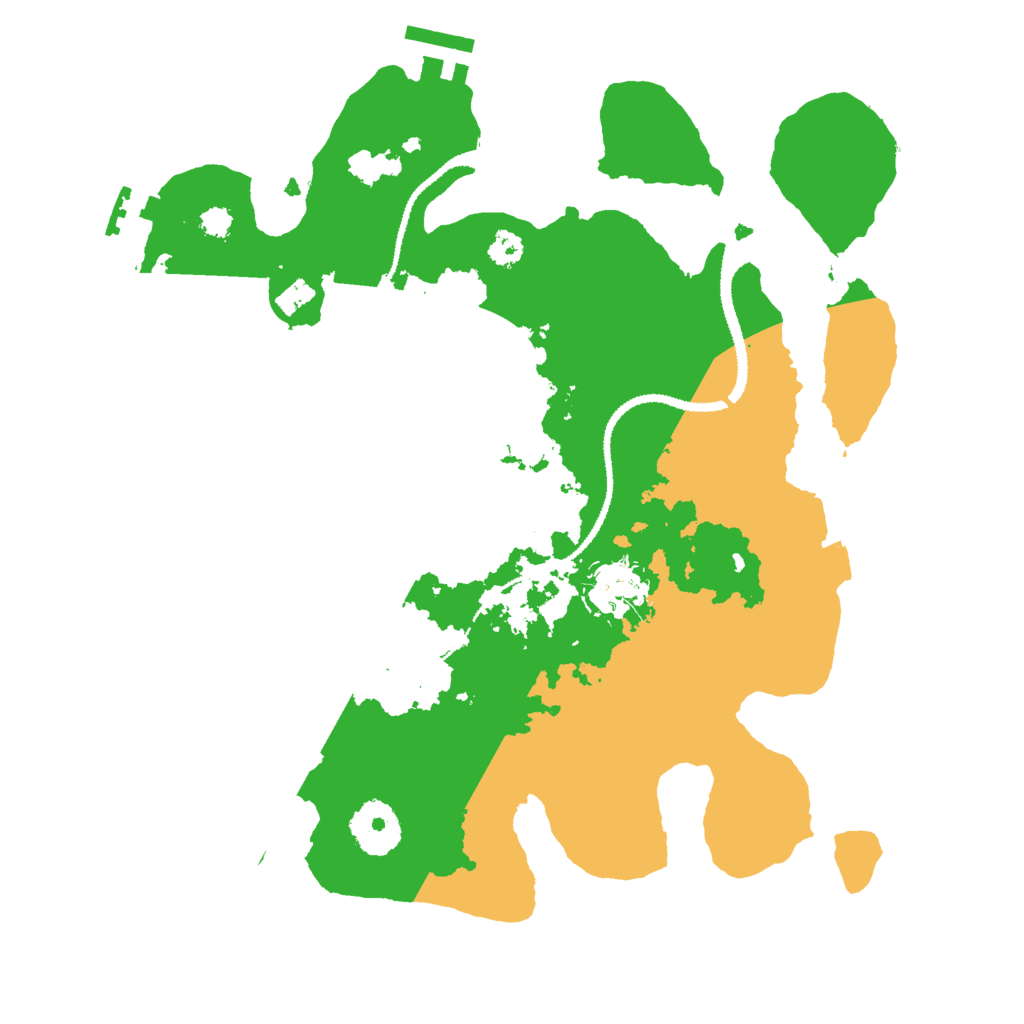 Biome Rust Map: Procedural Map, Size: 3000, Seed: 922569002
