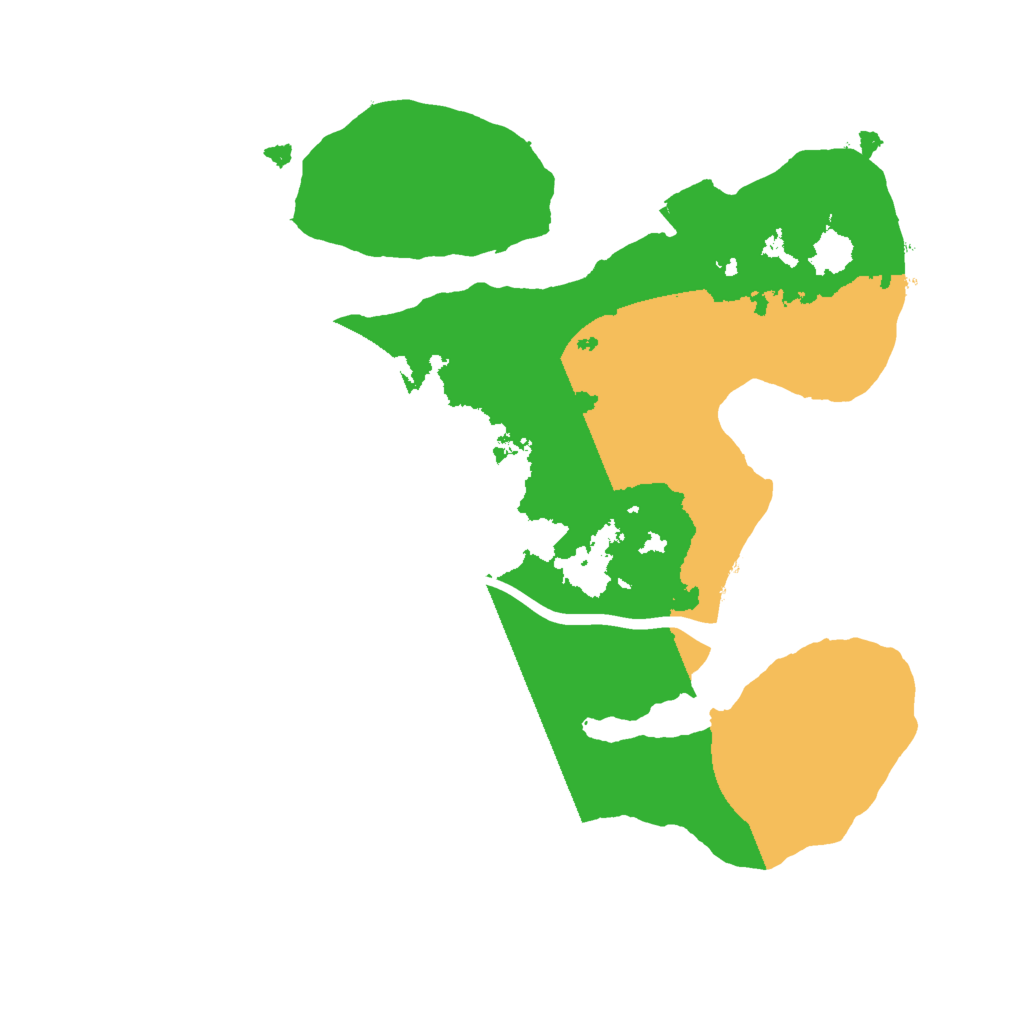 Biome Rust Map: Procedural Map, Size: 2000, Seed: 1440071172