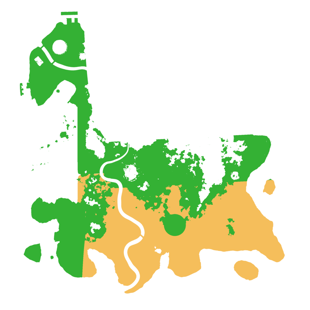 Biome Rust Map: Procedural Map, Size: 3750, Seed: 942475561