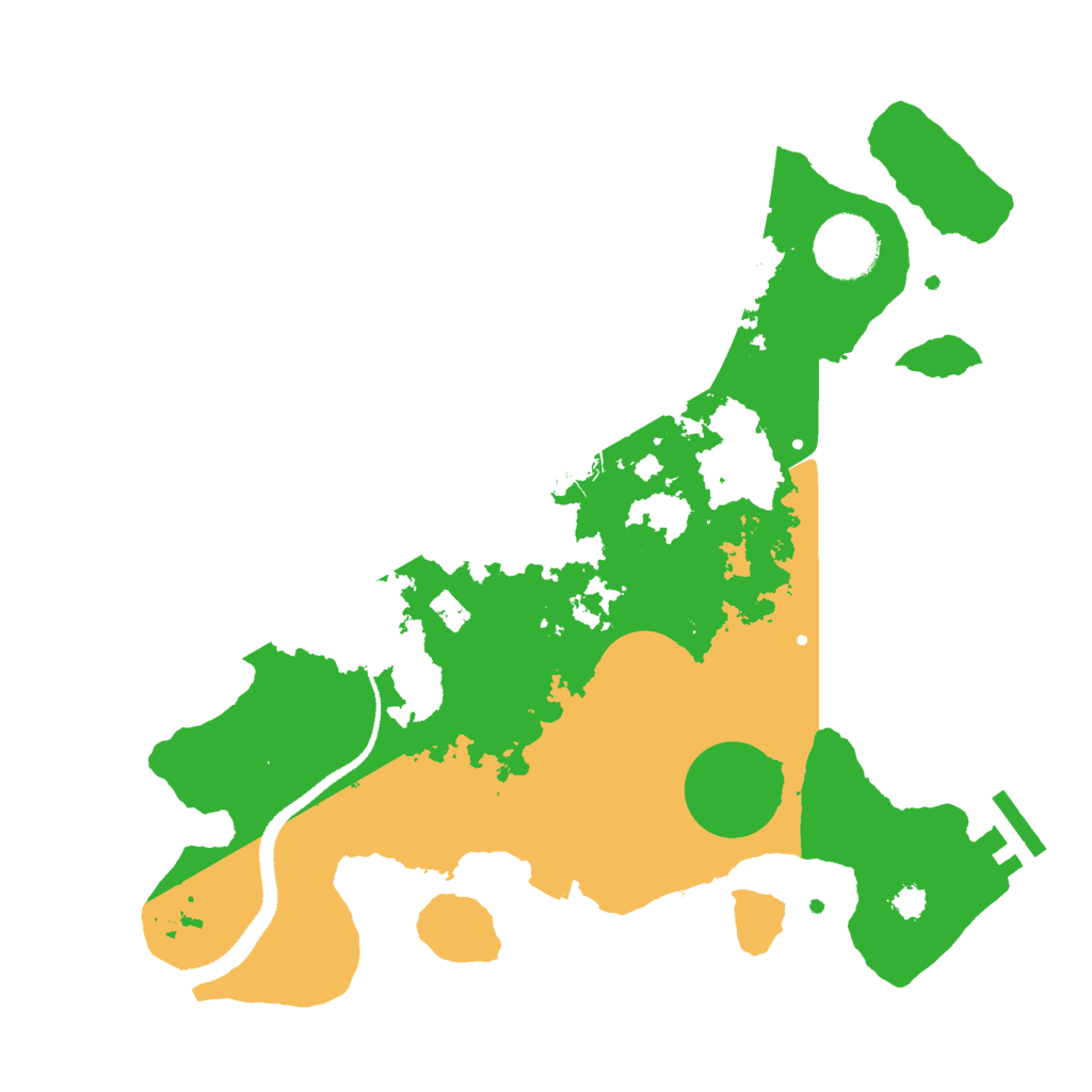 Biome Rust Map: Procedural Map, Size: 3000, Seed: 56843