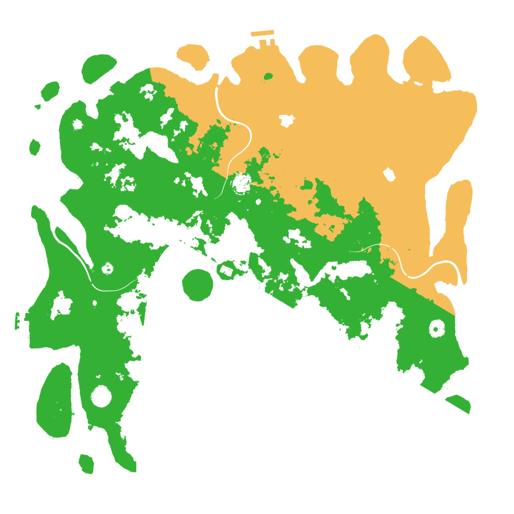 Biome Rust Map: Procedural Map, Size: 4500, Seed: 1354328848