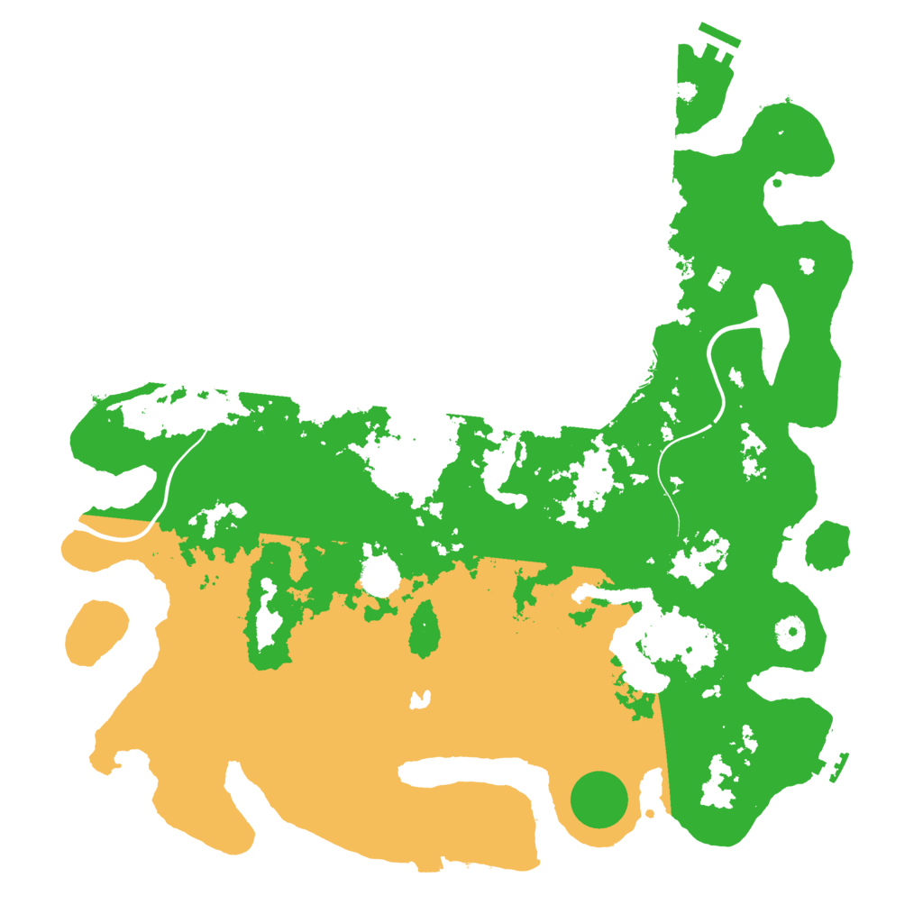 Biome Rust Map: Procedural Map, Size: 4250, Seed: 19143