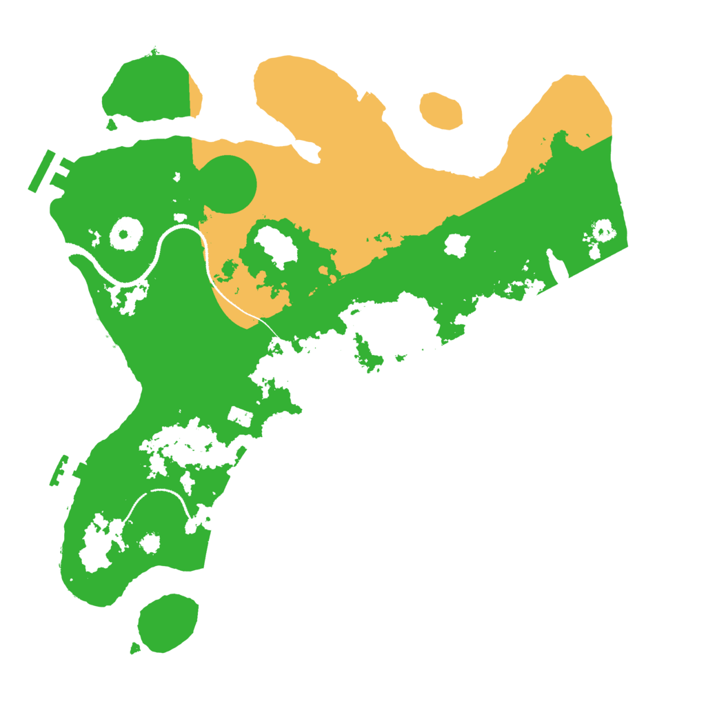 Biome Rust Map: Procedural Map, Size: 3188, Seed: 481981