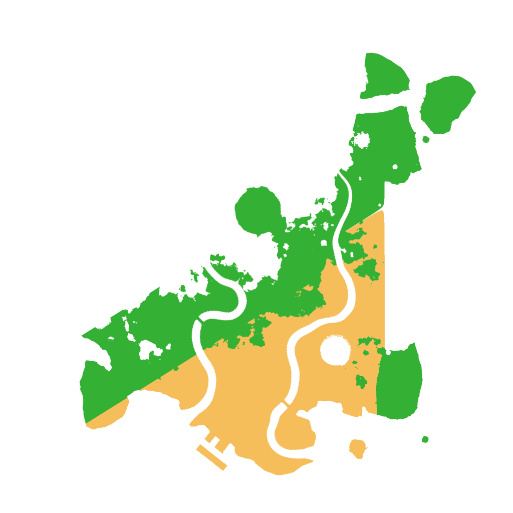 Biome Rust Map: Procedural Map, Size: 3000, Seed: 1577137660