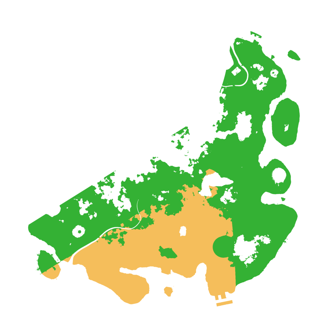 Biome Rust Map: Procedural Map, Size: 4000, Seed: 1577137660