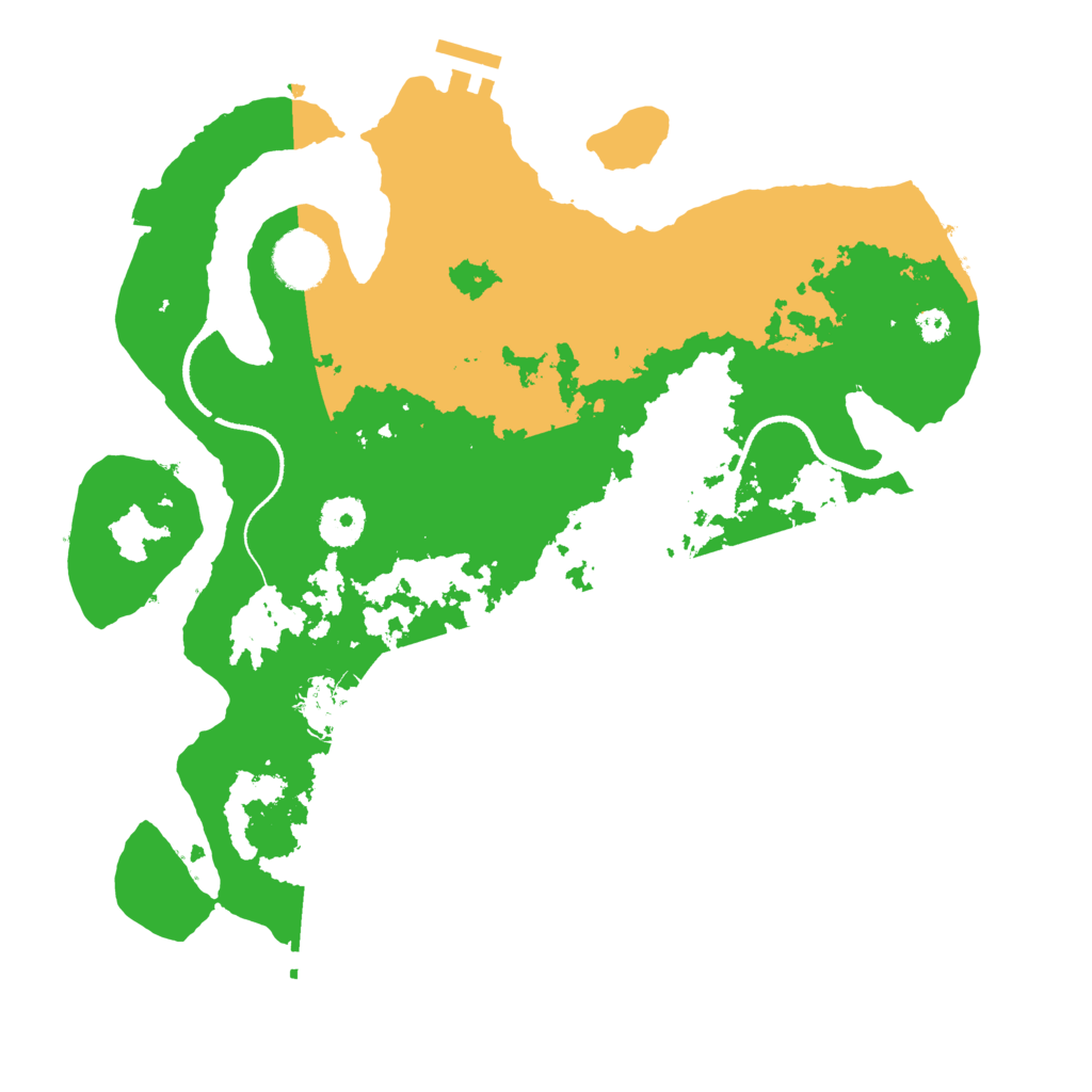 Biome Rust Map: Procedural Map, Size: 3375, Seed: 69185