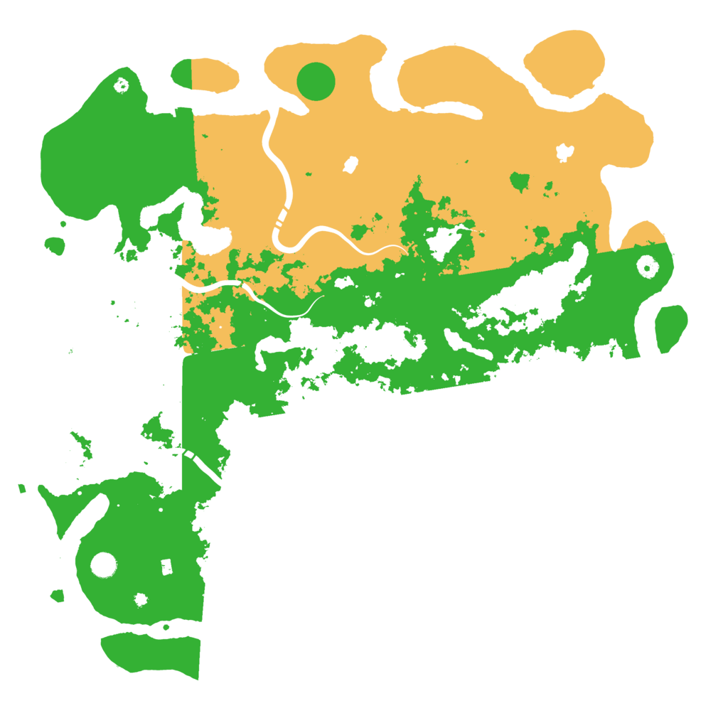 Biome Rust Map: Procedural Map, Size: 5000, Seed: 1518826634