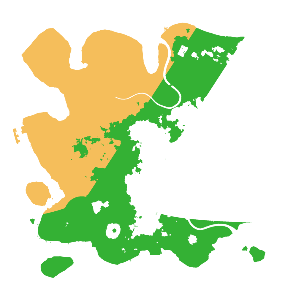 Biome Rust Map: Procedural Map, Size: 3000, Seed: 905585492