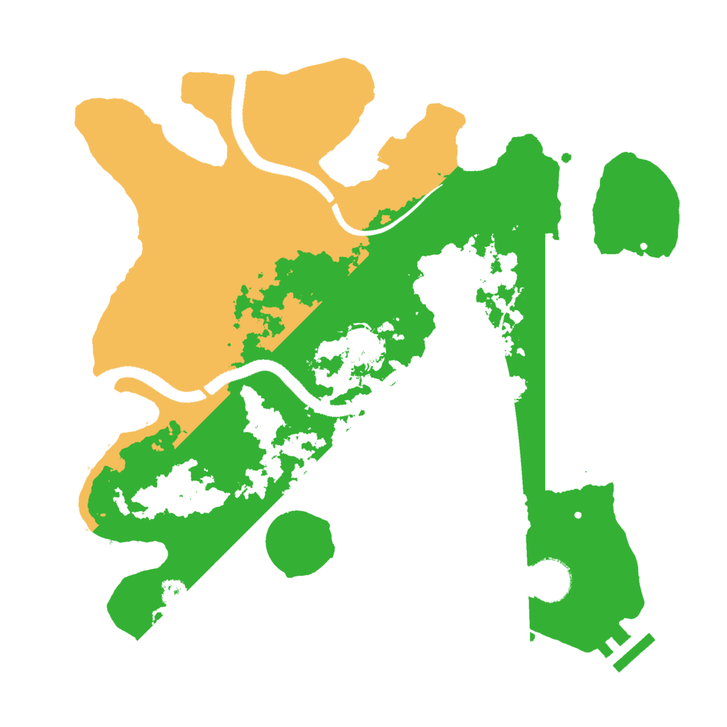 Biome Rust Map: Procedural Map, Size: 3000, Seed: 6249