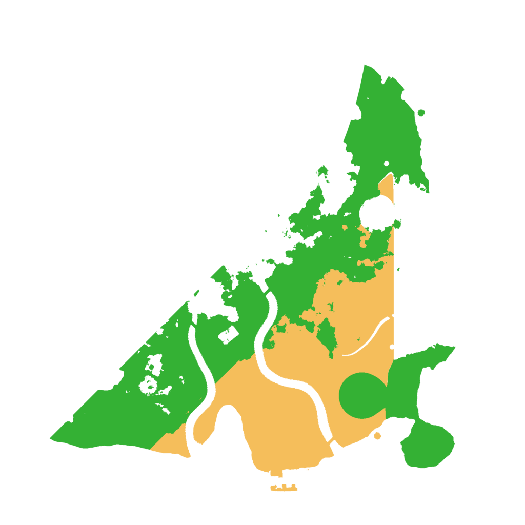 Biome Rust Map: Procedural Map, Size: 3000, Seed: 3915