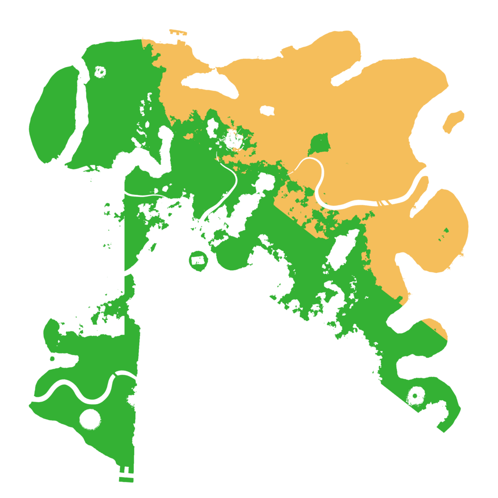 Biome Rust Map: Procedural Map, Size: 4250, Seed: 123525