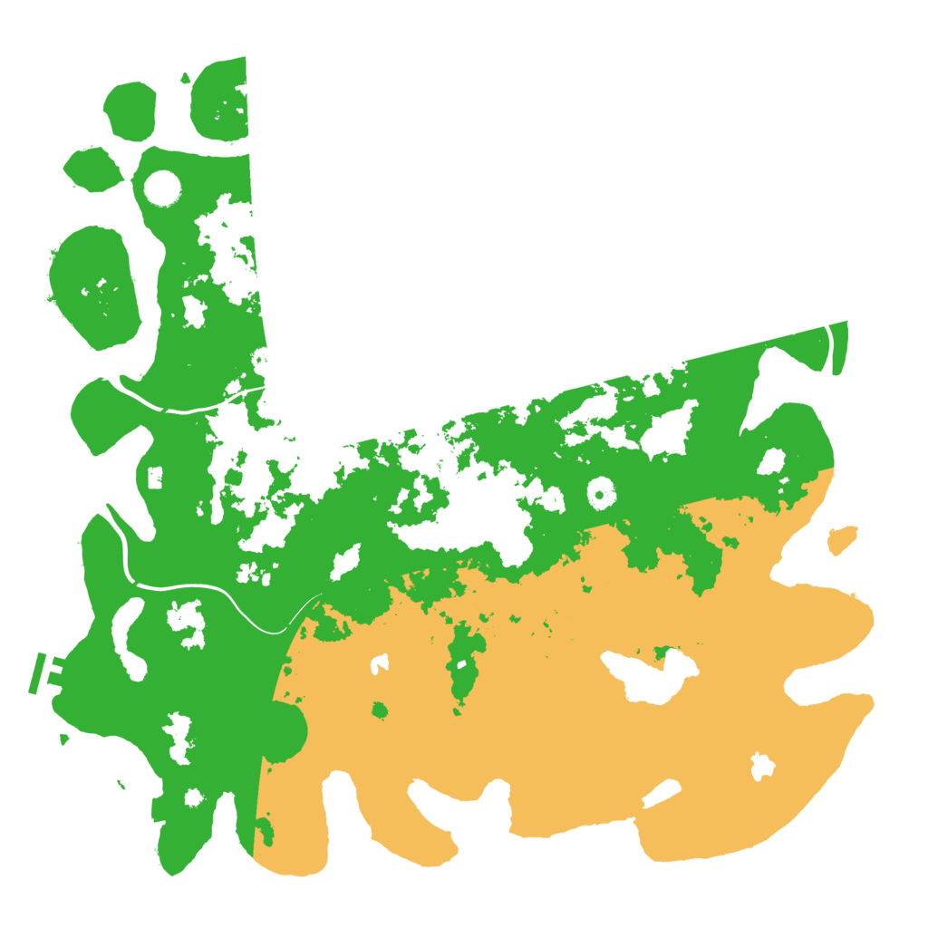 Biome Rust Map: Procedural Map, Size: 4500, Seed: 261427