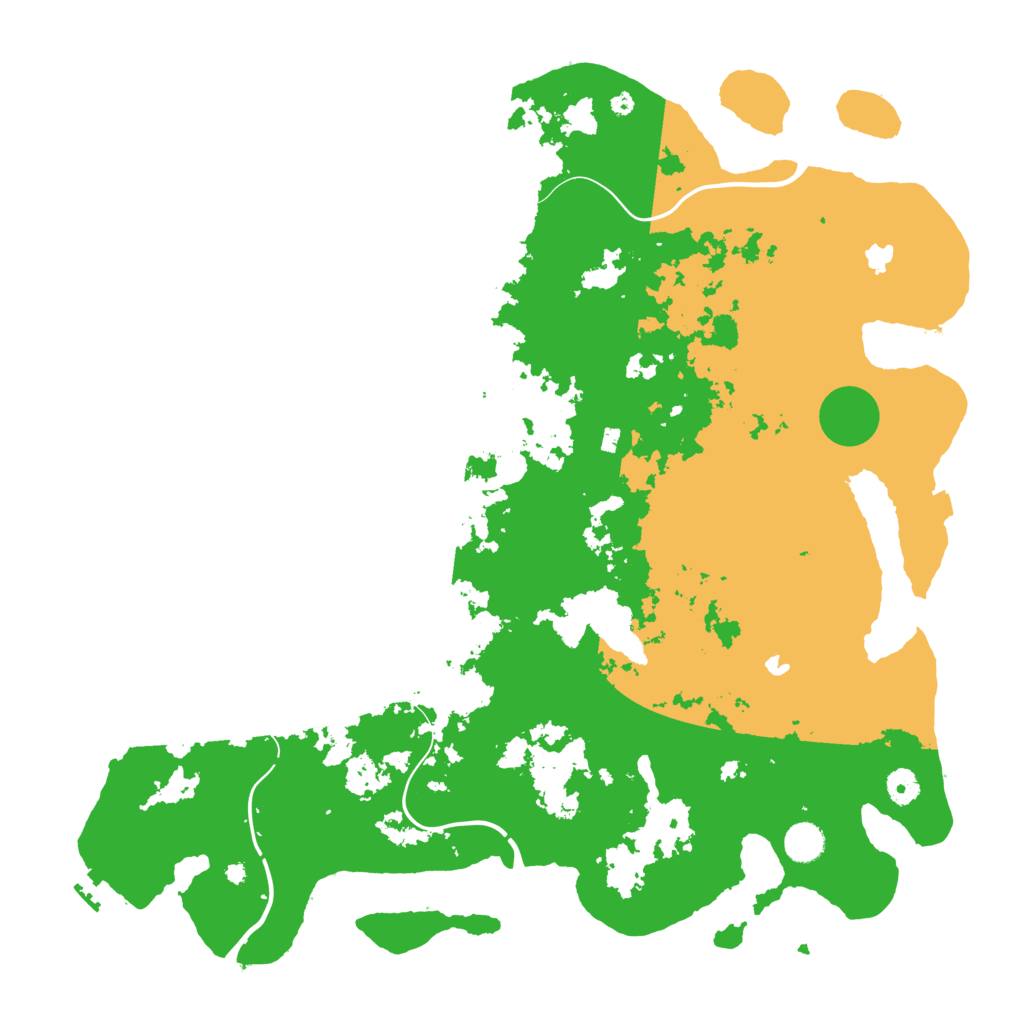 Biome Rust Map: Procedural Map, Size: 4500, Seed: 31232