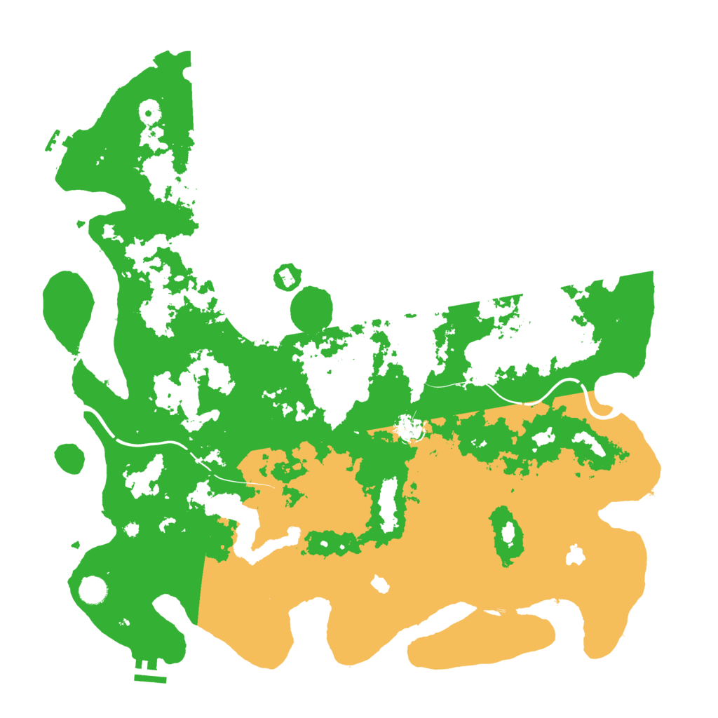 Biome Rust Map: Procedural Map, Size: 4500, Seed: 34234