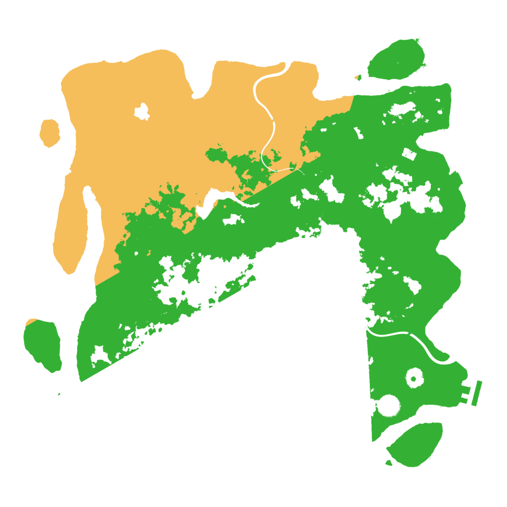 Biome Rust Map: Procedural Map, Size: 4000, Seed: 1122746463
