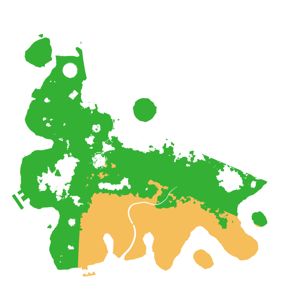 Biome Rust Map: Procedural Map, Size: 3500, Seed: 812646526