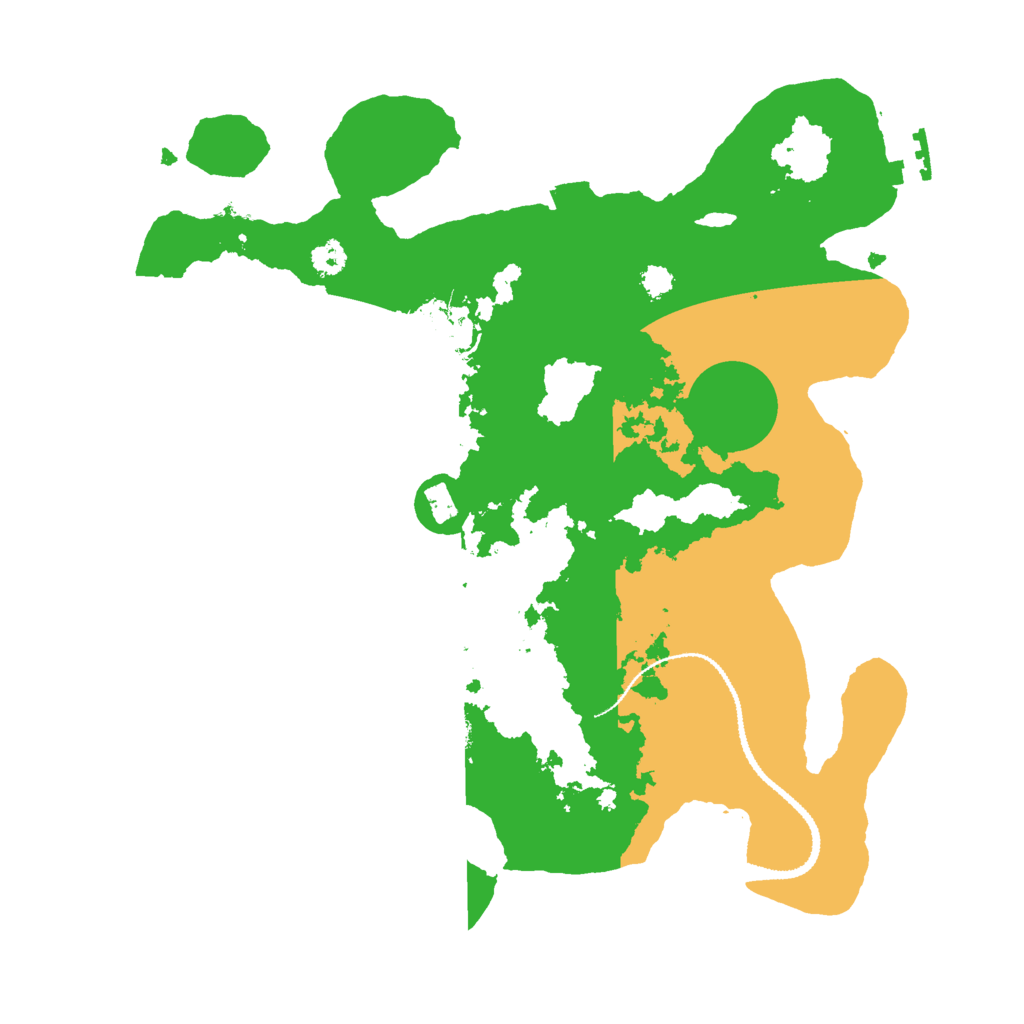 Biome Rust Map: Procedural Map, Size: 3000, Seed: 656655